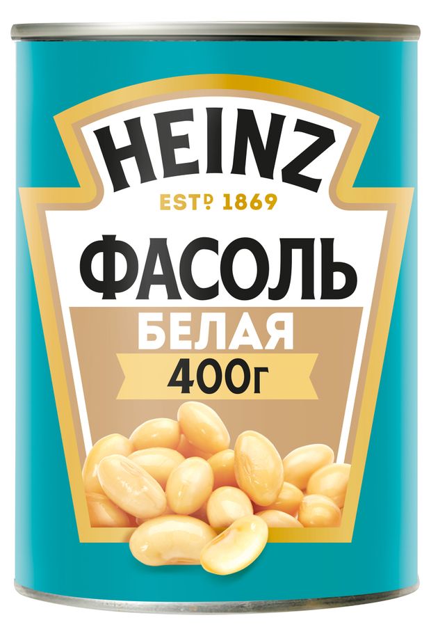

Фасоль белая Heinz в собственном соку 400 г