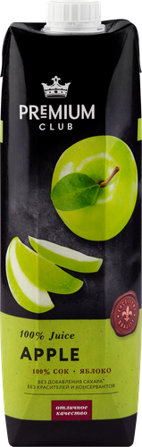 

Сок Premium Club Яблочный восстановленный 1 л