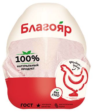 

Тушка цыпленка-бройлера Благояр охлажденная вес
