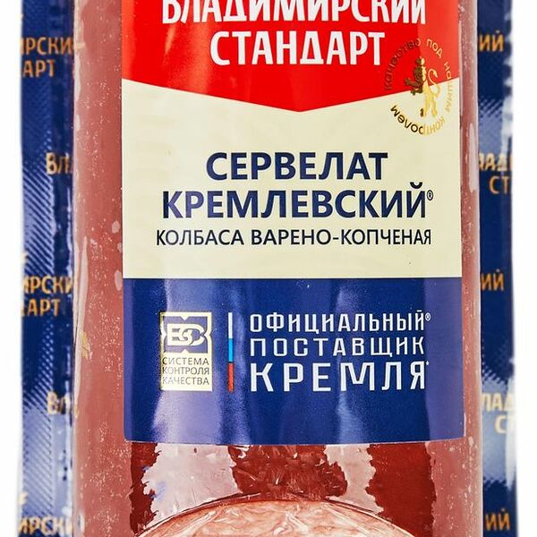 Колбаса Владимирский Стандарт сервелат кремлевский 350г