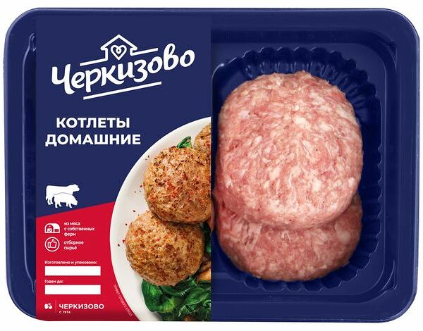 Котлеты из свинины и говядины Черкизово Домашние охлаждённые, 400г