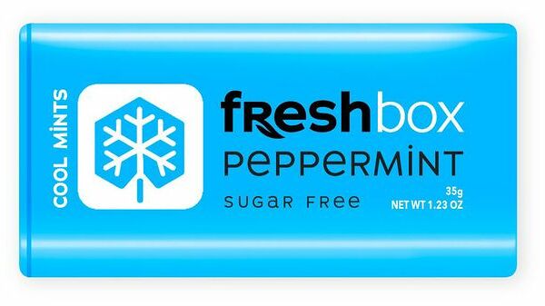 Драже освежающие без сахара ледяная мята ТМ Fresh box (Фреш бокс)