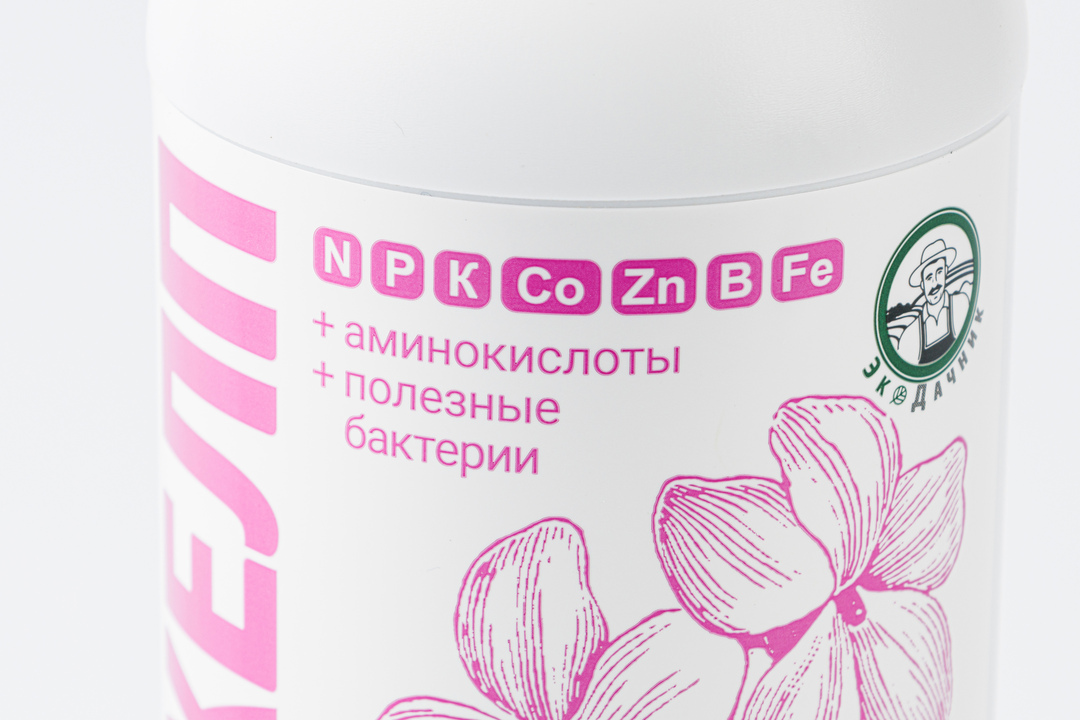 

Биоудобрение ЭкоДачник Гроухелп цветущие для комнатных и садовых растений