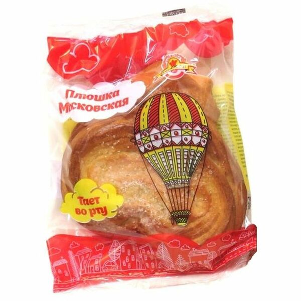 Плюшка Московская Калужский хлебокомбинат, 80 г
