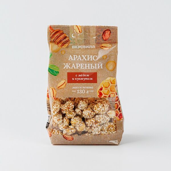 Арахис жареный с медом и кунжутом