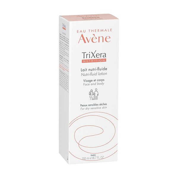 Avene Trixera Nutrition Молочко для лица и тела легкое питательное 200 мл 