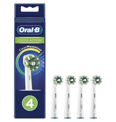 Насадки Oral-B для электрических зубных щеток CrossAction 4 шт
