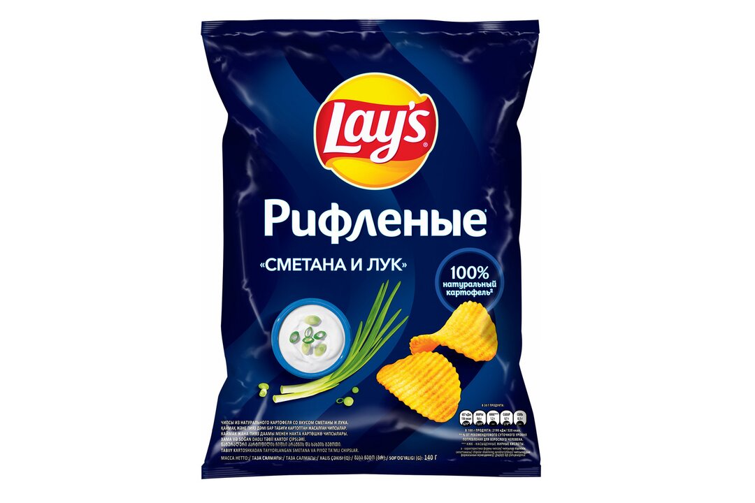 

Картофельные чипсы Lay's Сметана и Лук 140 г