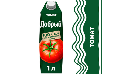 Сок Добрый Томатный 1л