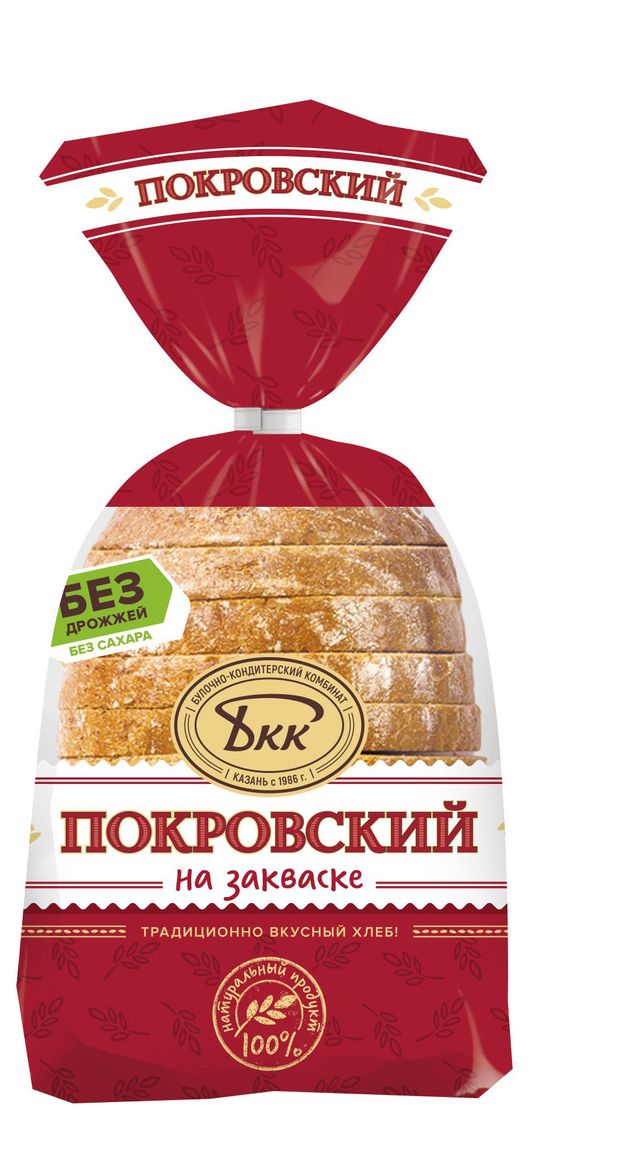 

Хлеб БКК Покровский на закваске нарезанный 300 г