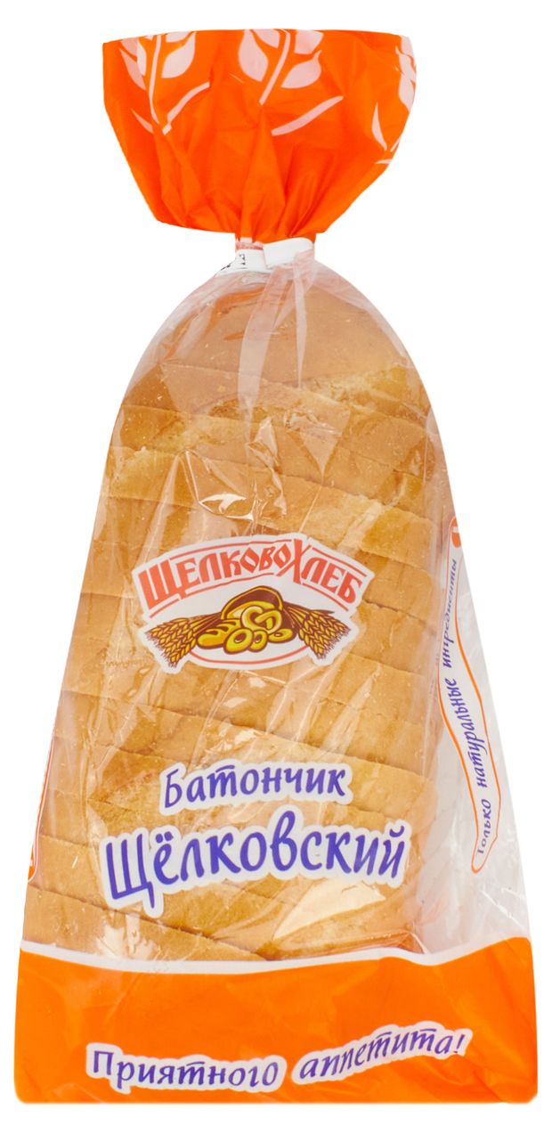 

Батон Щелковохлеб Щелковский мини в нарезке 200 г