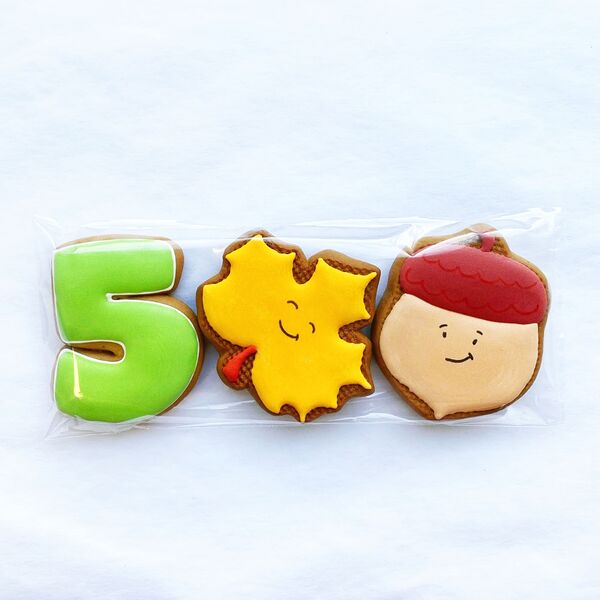 Пряник имб. глаз. Набор осенний №3 90г