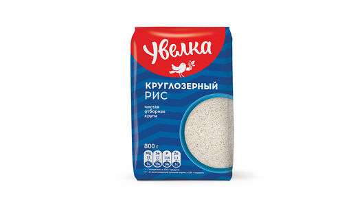 Рис Увелка круглозерный 800 г