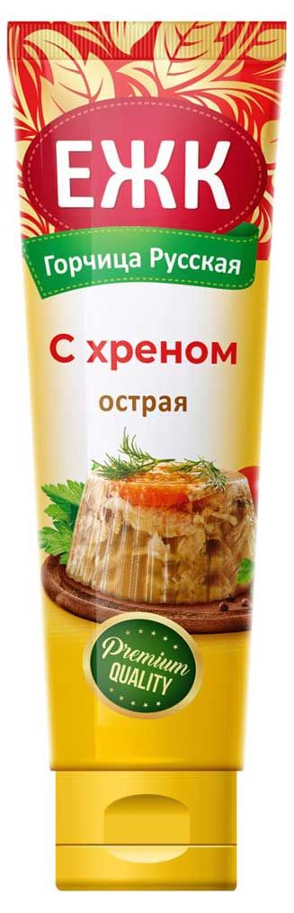 

Горчица ЕЖК Русская острая с хреном 130 г