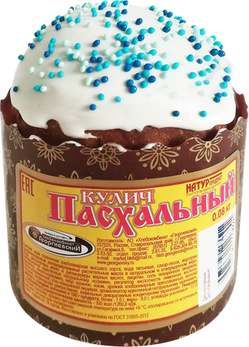 

Кулич НАТУРПРОДУКТ Пасхальный 80 г