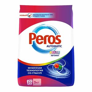 Стиральный порошок для цветного автомат PEROS Matik Renkler 3 кг