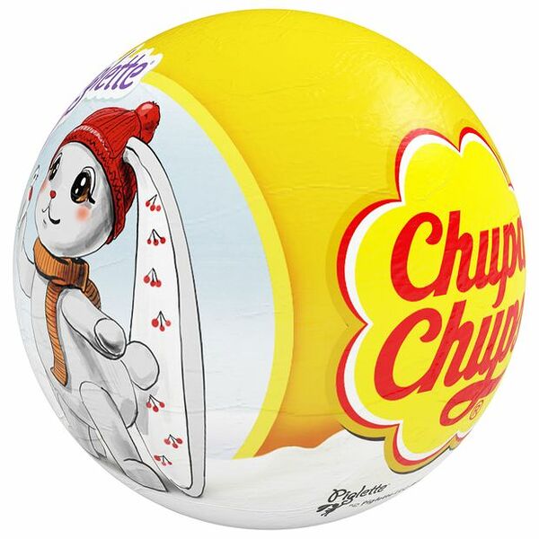 Шоколадный шар с игрушкой Chupa Chups в ассортименте, 20г