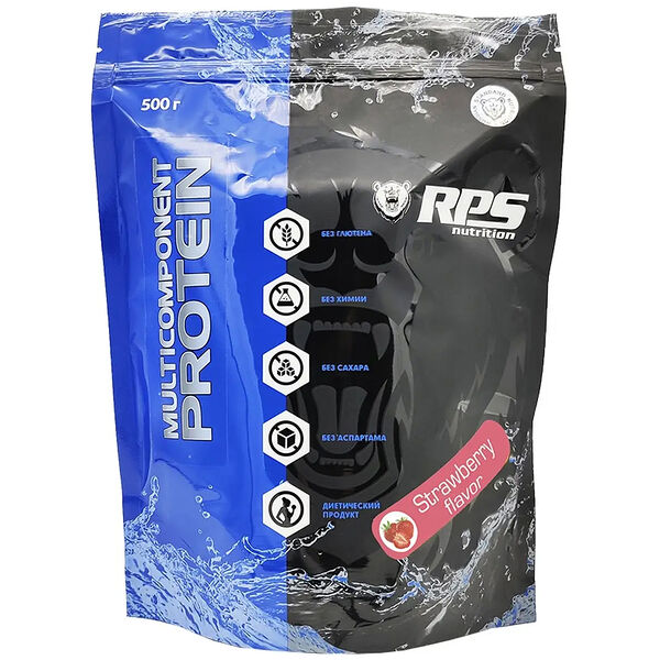 RPS Nutrition Multicomponent Protein клубника 500 г 