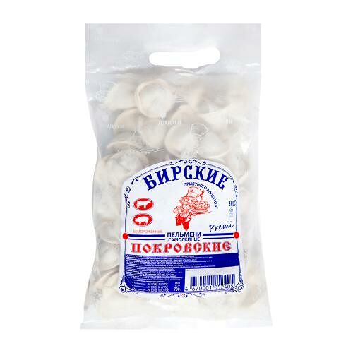 Пельмени Бирские Покровские говядина-свинина 700г