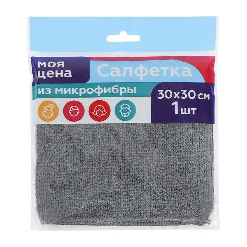 Салфетка Моя цена в ассортименте 30x30 см 1 шт