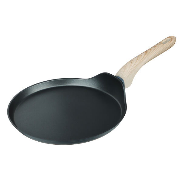 Satoshi шарлеруа сковорода литая блинная d24см, антипригарное покрытие, индукция