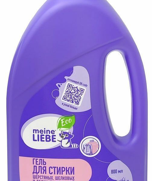Гель для стирки Meine Liebe для шерстяных, шёлковых и деликатных тканей