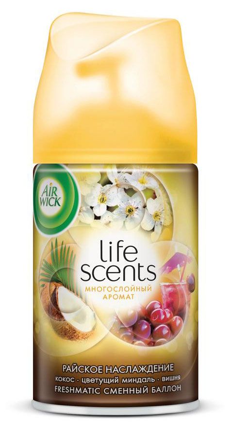 

Освежитель воздуха Airwick Life Scents Райское наслаждение, сменный баллон 250 мл
