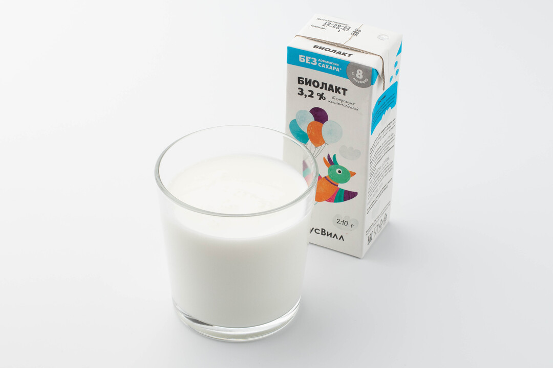 

Биолакт детский Вкусвилл без доб. сахара 3,2%