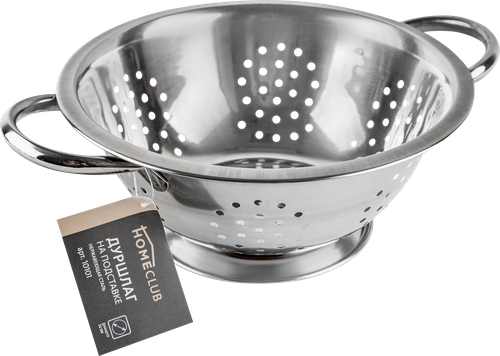 

Дуршлаг на подставке Homeclub 22 см, нержавеющая сталь