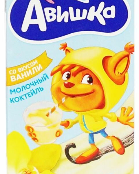 Коктейль молочный Авишка со вкусом Ванили 2.5% 200 мл