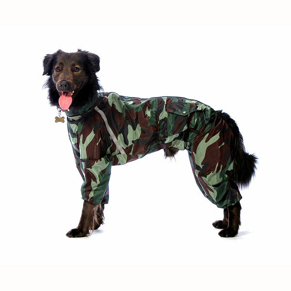 Комбинезон холодный для собак Лабрадор камуфляж 4XL (мальчик)