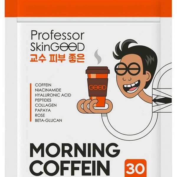 Патчи тканевые Professor Skingood с кофеином 30 шт