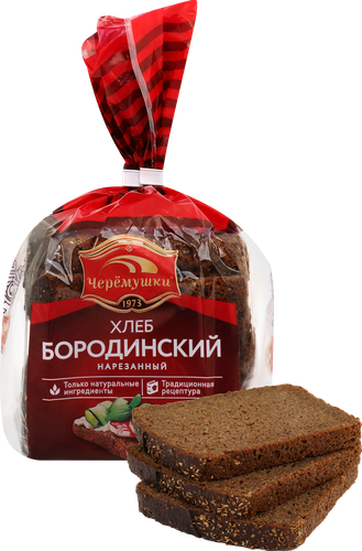

Хлеб Черёмушки Бородинский в нарезке 390 г