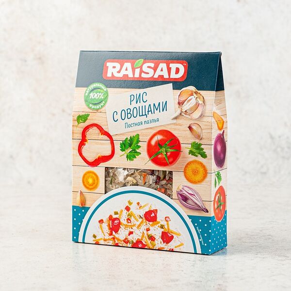 Рис с овощами RaiSad Постная паэлья