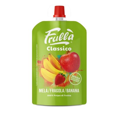 Пюре Frulla из яблок банана и клубники 100 г