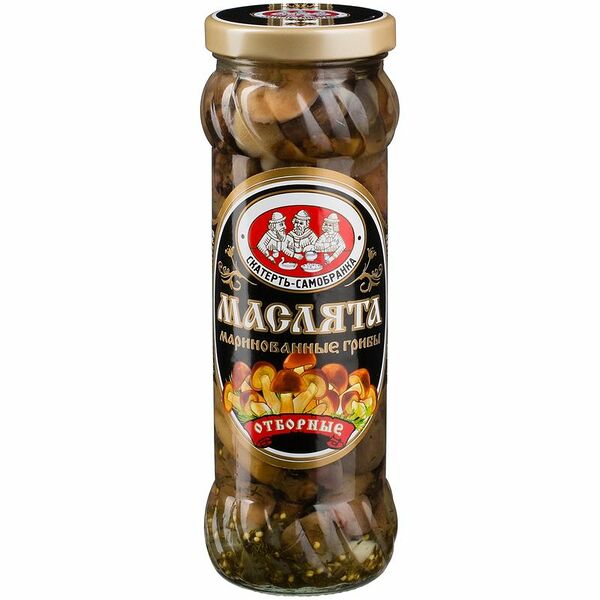 Маслята Скатерть-Самобранка отборные маринованные