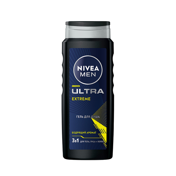 Гель для душа Nivea Men Ultra Extreme 500 мл