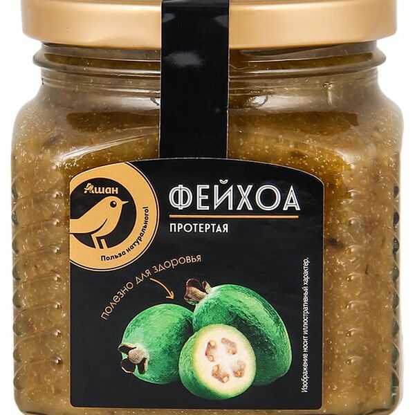 Фейхоа АШАН Золотая птица протертая с сахаром