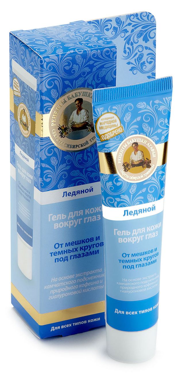 

Гель для кожи вокруг глаз Рецепты бабушки Агафьи Ледяной 40 мл