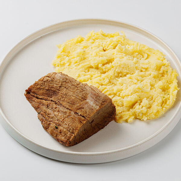 Говядина су-вид с картофельным пюре