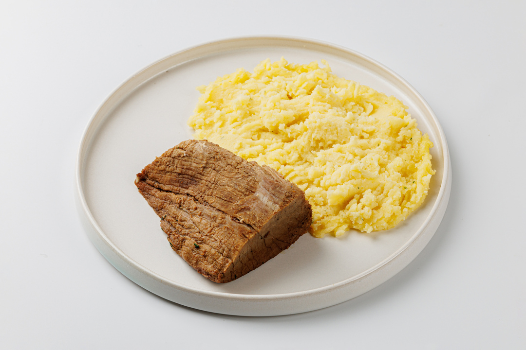 

Говядина су-вид с картофельным пюре ВкусВилл 210 г