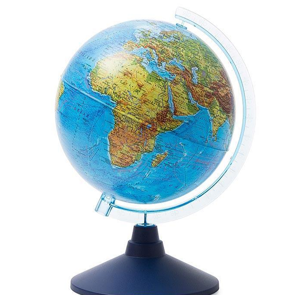 Глобус физический Globen, 25см, на круглой подставке  Ке012500186