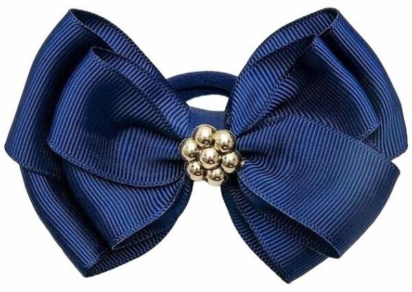 Бант большой синий, 1 шт в ассортименте