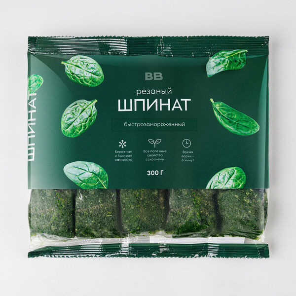 Шпинат, свежезамороженный(Продукт замороженный)