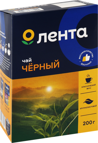 

Чай черный Лента крупнолистовой 200 г