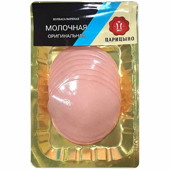 Колбаса Царицыно молочная оригинальная из мяса кур варёная 200 г