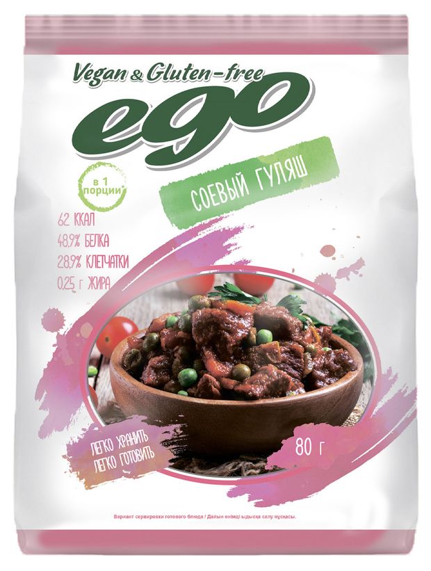 

Соевый гуляш Ego 80 г