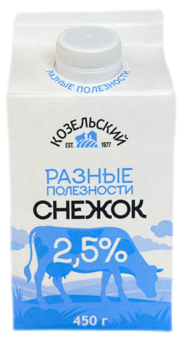 

Снежок Козельские Разные полезности 2.5% 450 г