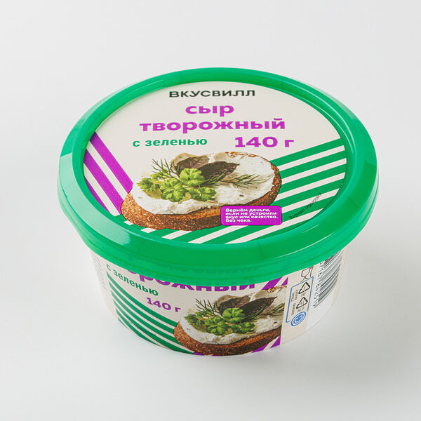 Сыр творожный с зеленью