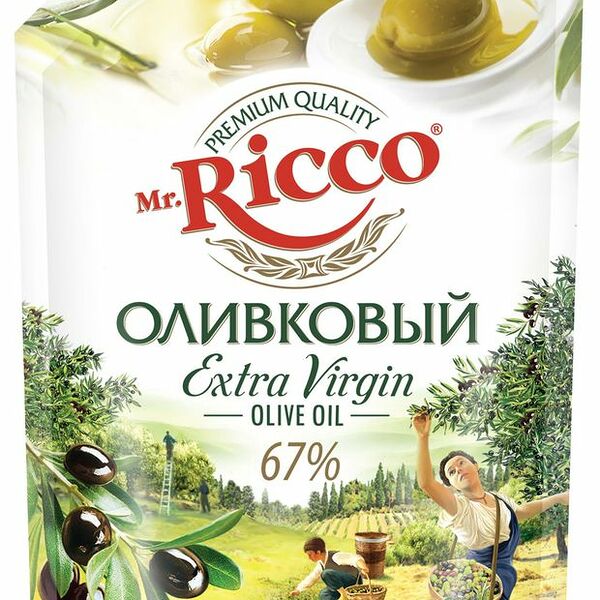 Майонез Mr.Ricco Оливковый Extra Virgin 67% 800 мл